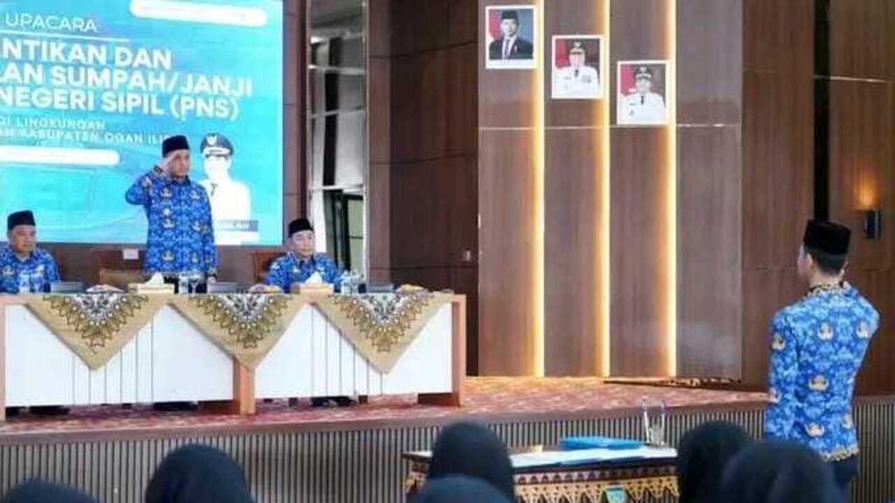 122 PNS Baru Dilantik, Bupati Panca: Perkuat Birokrasi dan Pelayanan Publik
