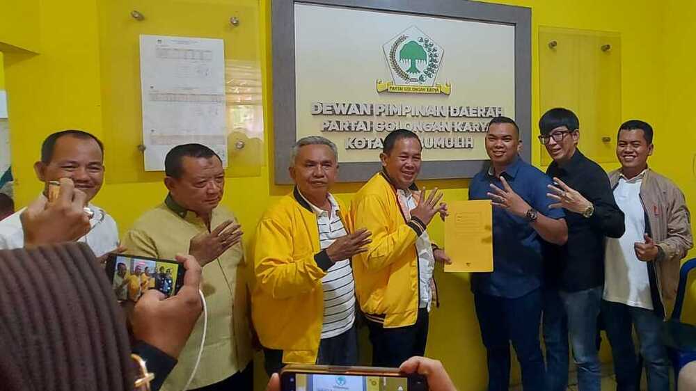 4 Bakal Calon Wako Prabumulih Ambil Formulir Pendaftaran Calon Kada Dari Golkar