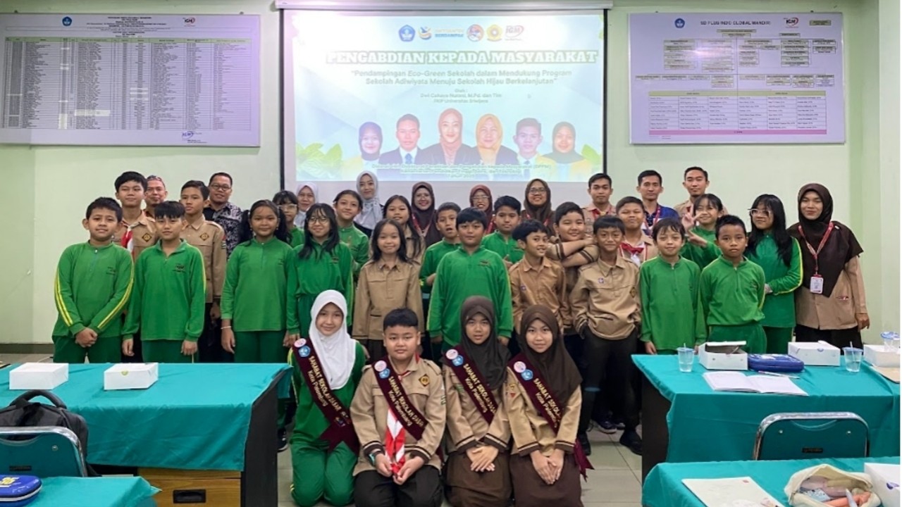Pendampingan Eco-Green Sekolah dalam Mendukung Program Sekolah Adiwiyata Menuju Sekolah Hijau Berkelanjutan