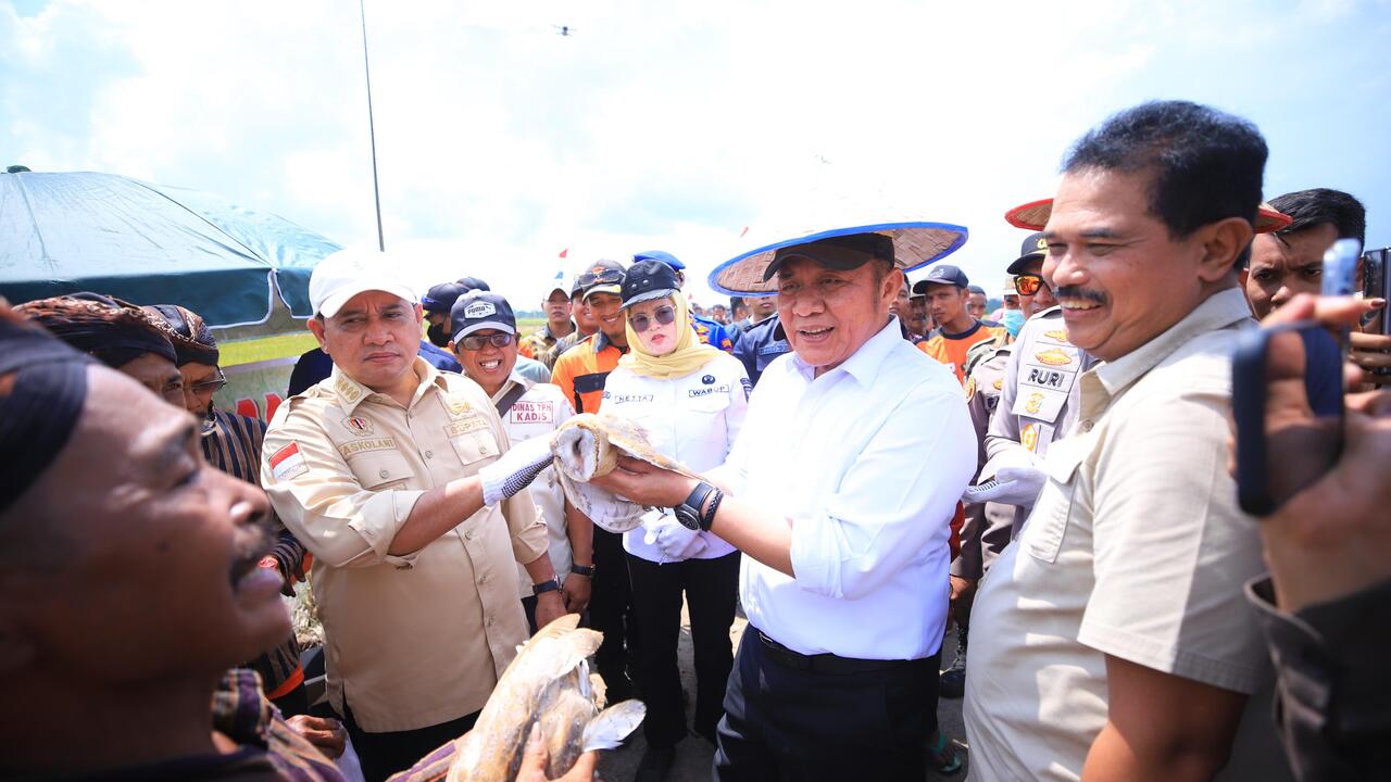 Herman Deru Panen Raya Padi IP 200 di Banyuasin, Ini Capaian Produksi dan Dukungan untuk Petani