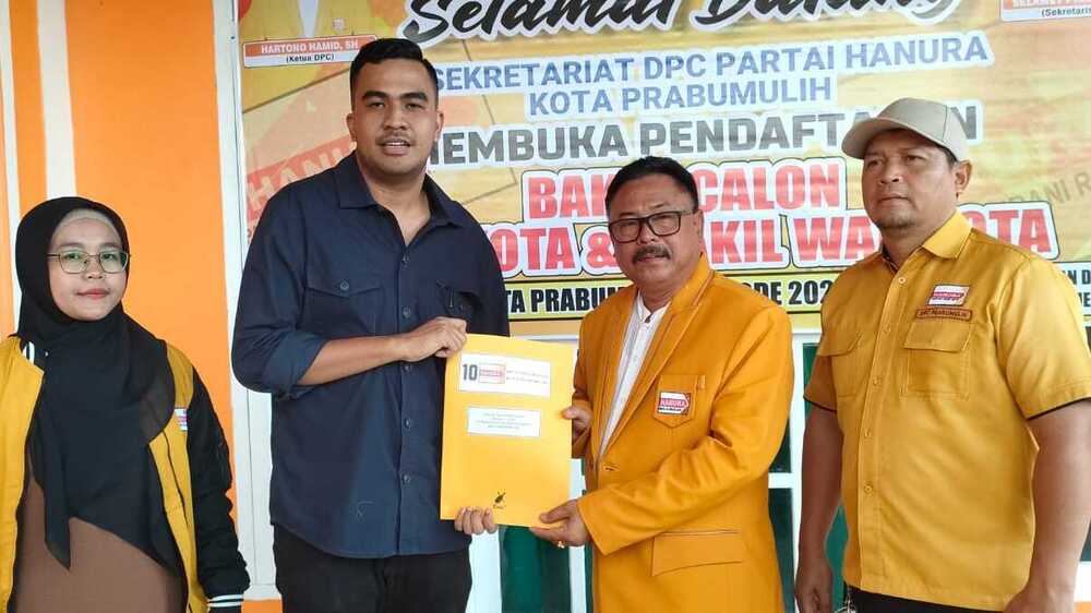 Gas Pol, H Alfa Sujatmiko Kembalikan Formulir Pendaftaran ke Nasdem, Hanura dan PAN