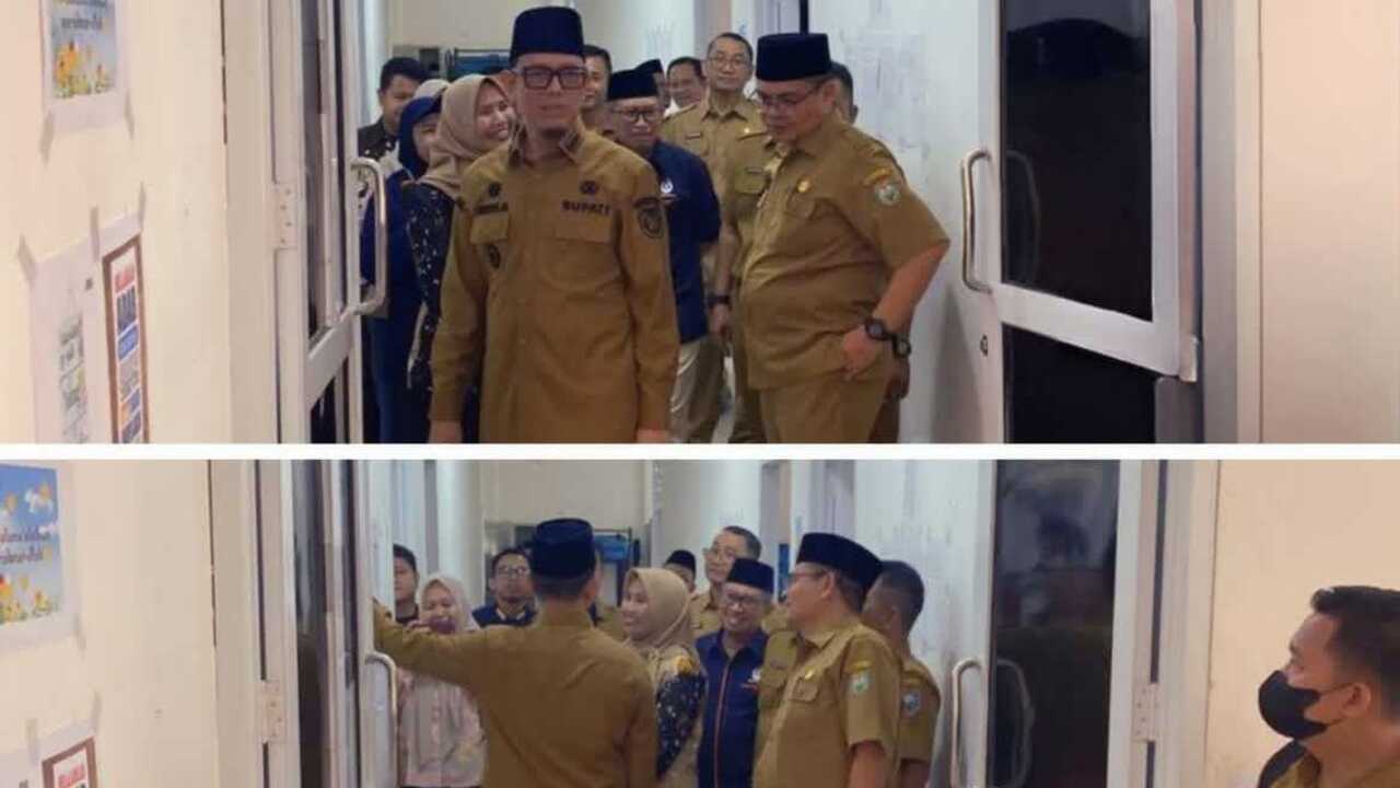 Dirut Tirta Raja Dampingi Bupati OKU Tinjau SRMA 45 OKU