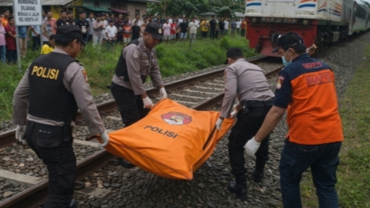 Remaja Tewas Tragis Tertabrak Kereta Api di Lubuklinggau, Kronologi Masih Simpang Siur
