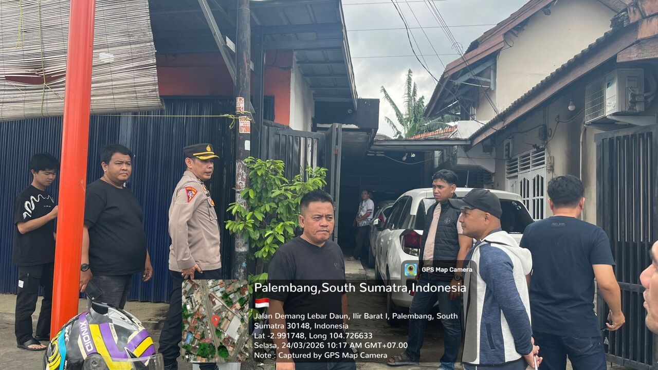 Rumah Warga di Demang Lebar Daun Palembang Dilempar Benda Mudah Terbakar, Dua Pelaku Diburu Polisi
