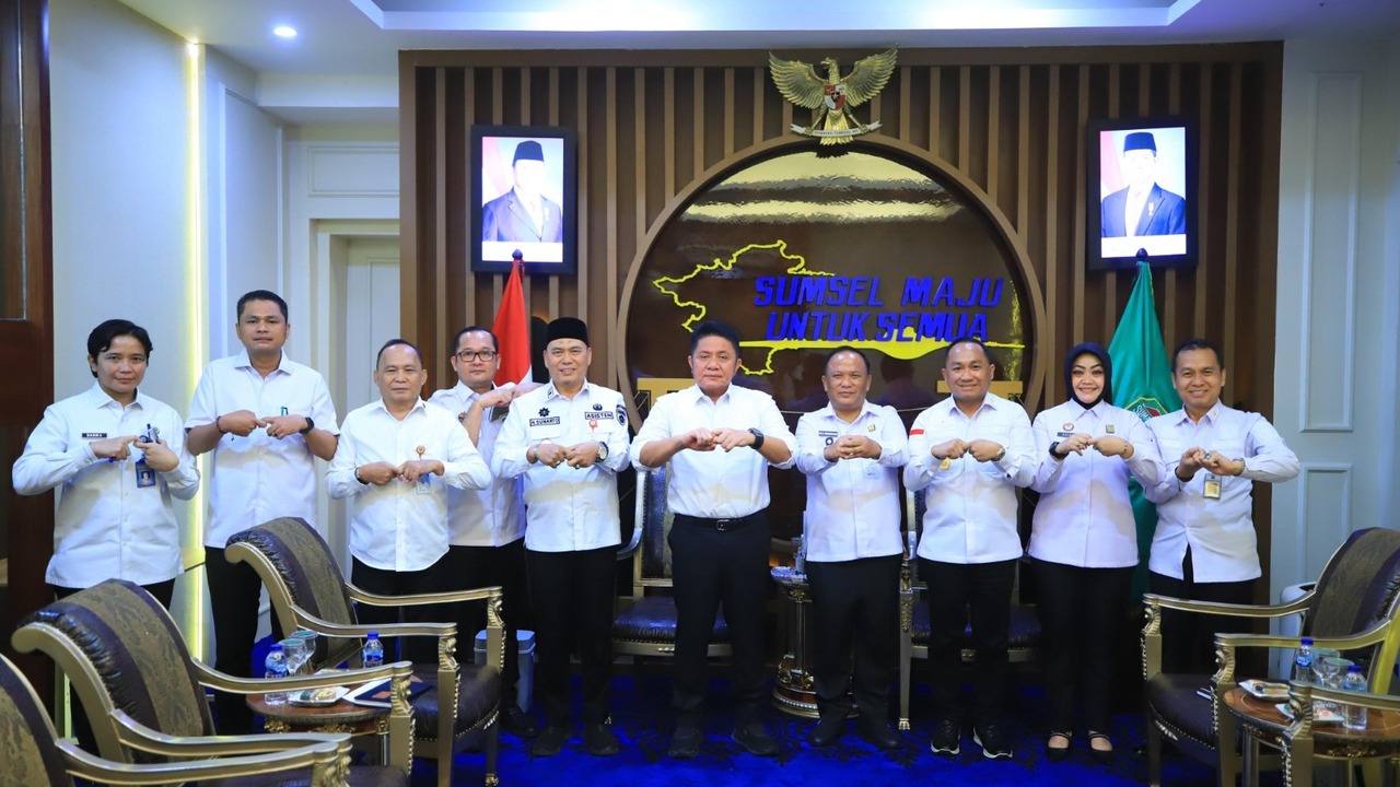 Kakanwil Kemenkum Sumsel Audiensi dengan Gubernur Sumsel, Siap Wujudkan Sumsel Berkeadilan