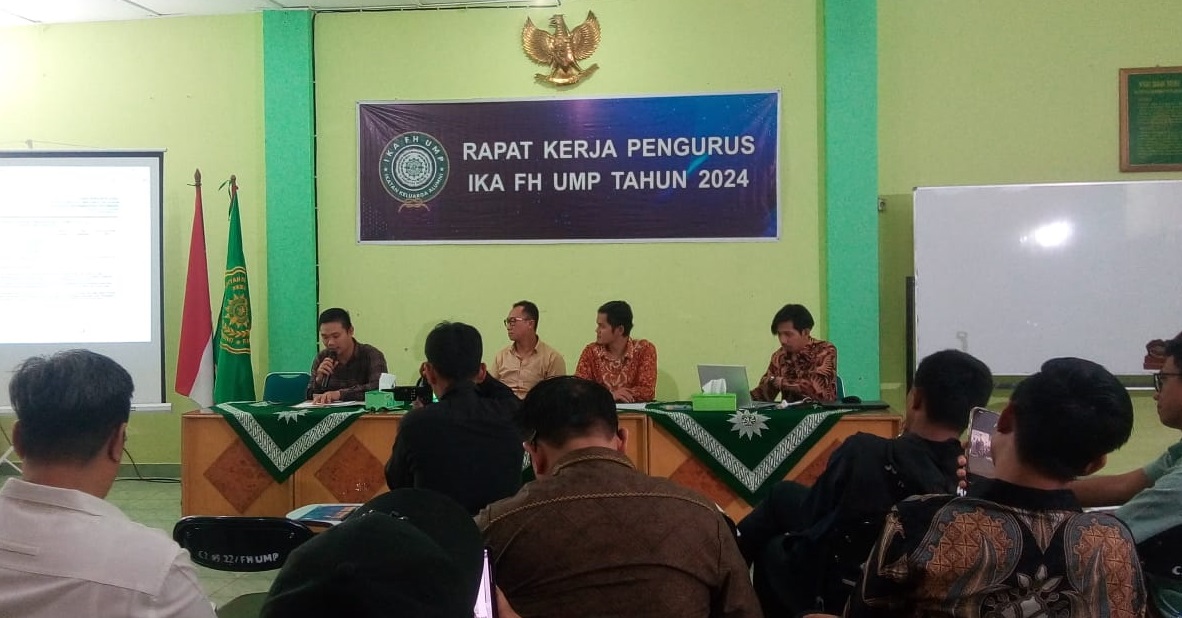 IKA FH UMP Gelar Rakernas dan Buka Puasa Bersama: Siap Jadi Organisasi yang Profesional