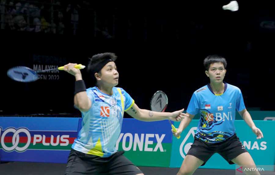 Malaysia Open 2023: Apriyani/Fadia Mundur, Dejan/Gloria Dihentikan Wakil China
