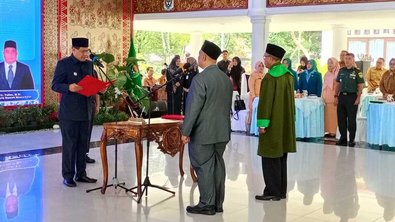 Subroto Resmi Menjabat Direktur Perumdam Lematang Enim