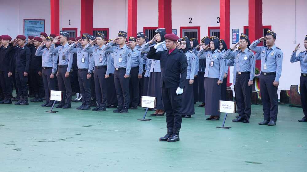 Puncak Peringatan HBP ke-60, Kemenkumham Sumsel Gelar Upacara dan Syukuran