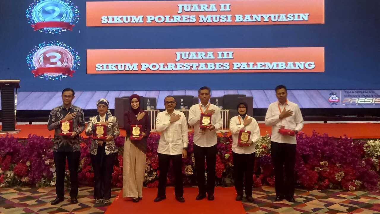 Polres Prabumulih Raih Penghargaan di Rakernis Bidang Hukum Polda Sumsel 2026