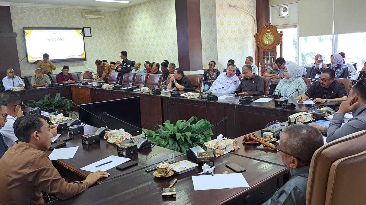 Gelar RDP Bersama Warga Duspra, DPRD Prabumulih Tegaskan Komitmen Perjuangkan Pembebasan Lahan 