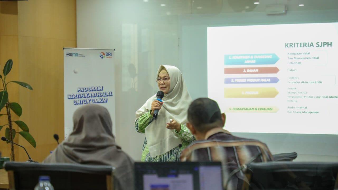 Dorong Daya Saing UMKM, BRI Fasilitasi Sertifikasi Halal bagi UMKM melalui Program BRI Peduli