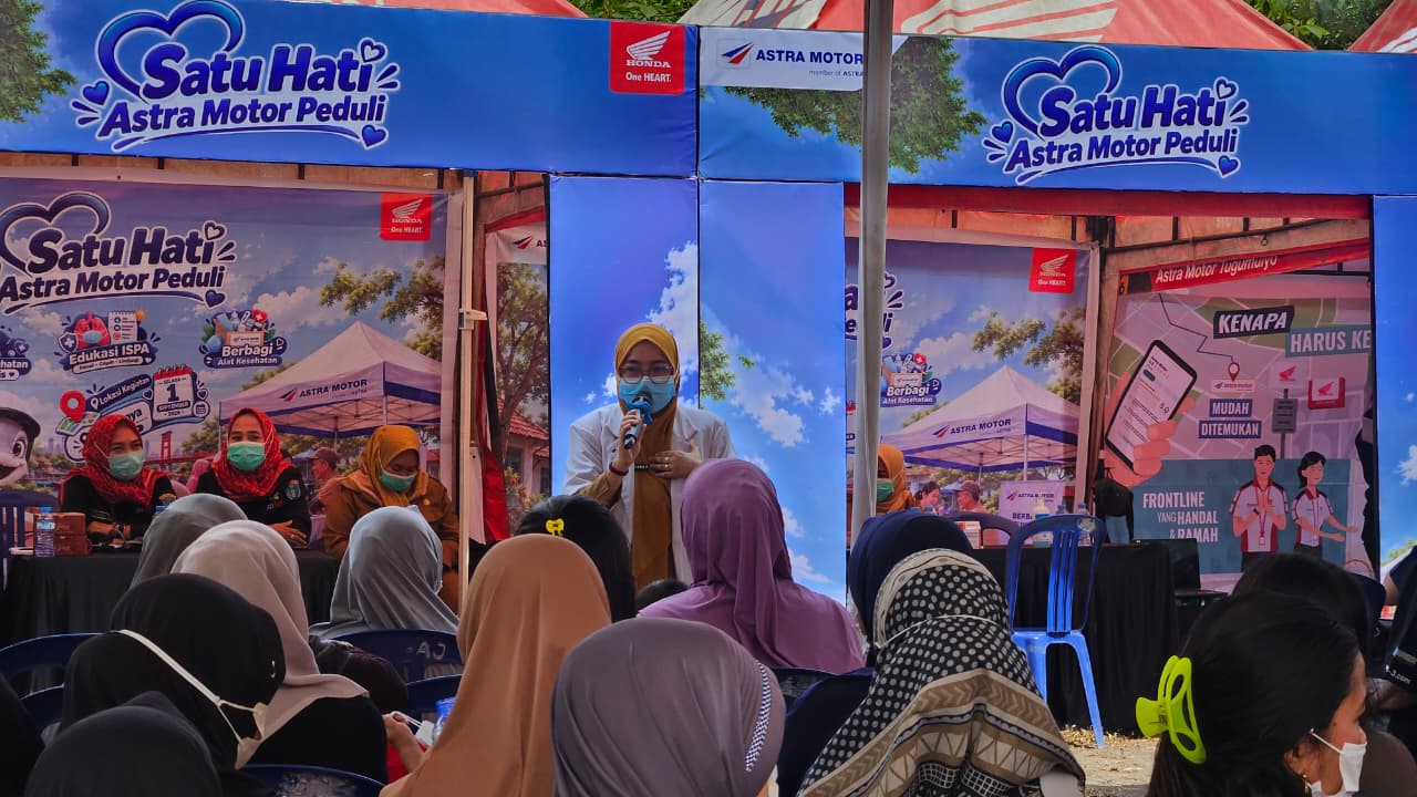Setelah Membagikan Masker ke Warga OKI, Astra Motor Sumsel Adakan Layanan Kesehatan Gratis 