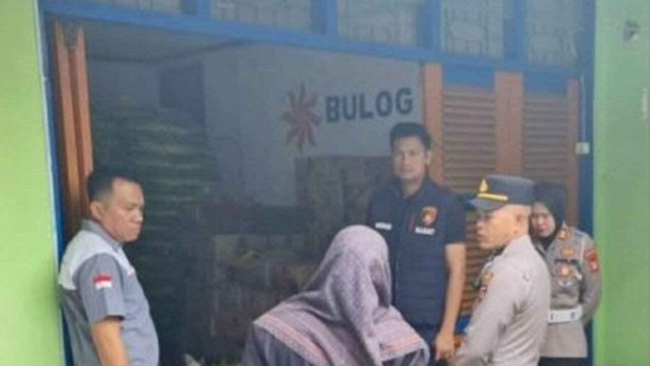 Polres OKU Pantau Ketersediaan Beras di Pasaran