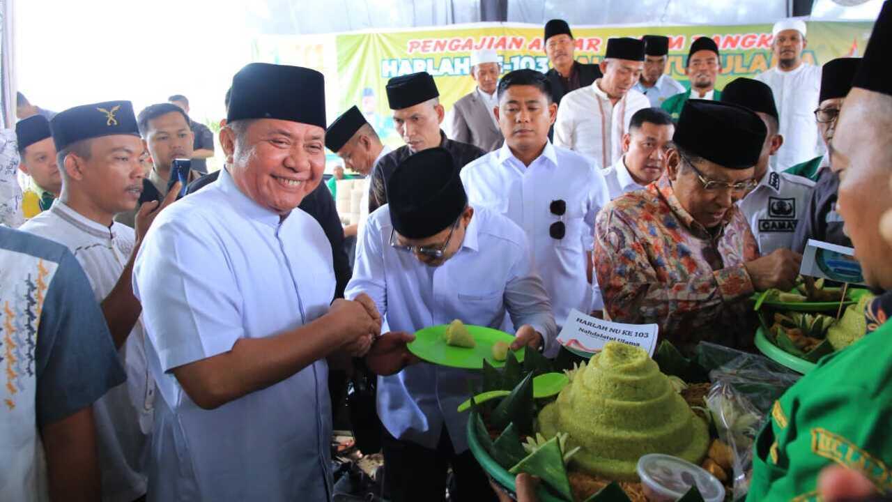 Gubernur  Herman Deru Hadiri Harlah NU di Karang Agung Muba, Infrastruktur dan Pesantren Jadi Perhatian