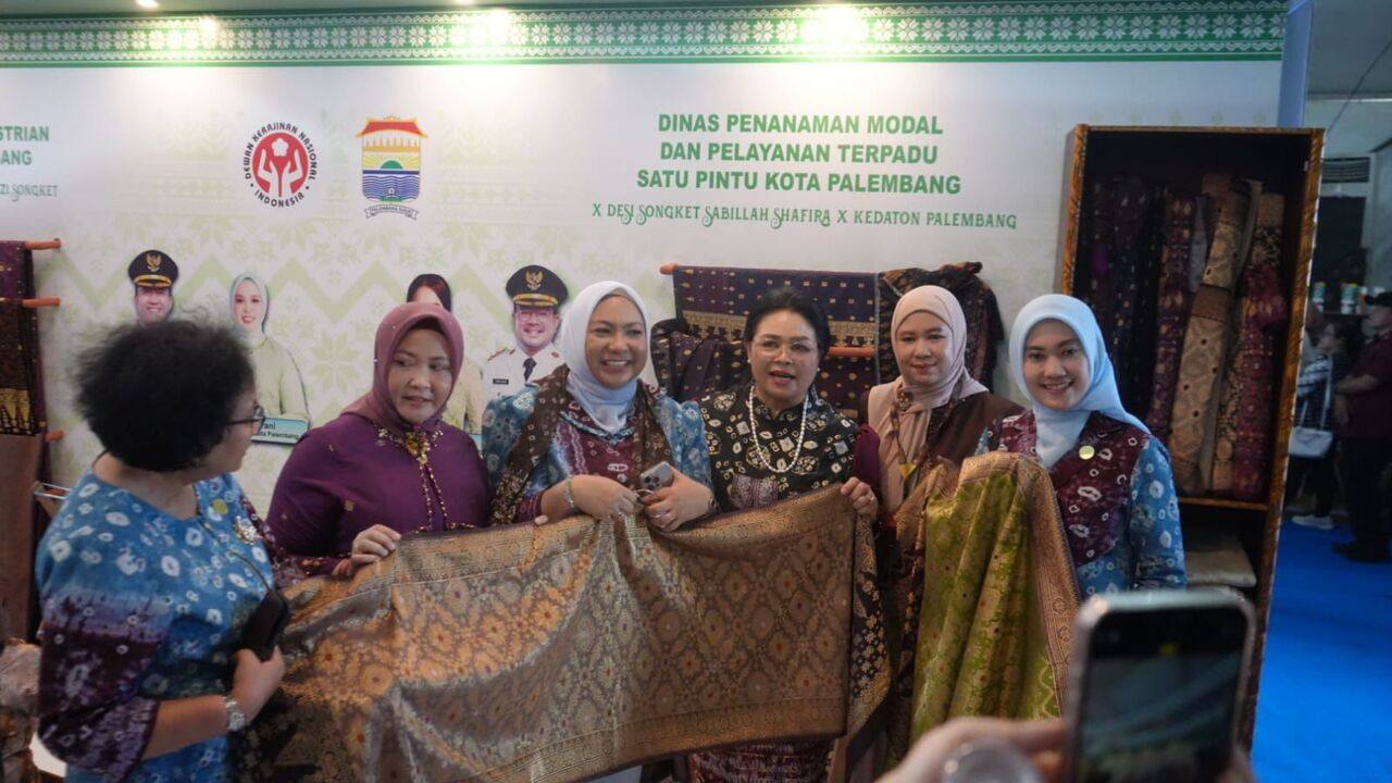 Sriwijaya Ekspo 2025: Kanwil Kemenkum Sumsel turut Semarakkan Swarna Songket Nusantara Palembang
