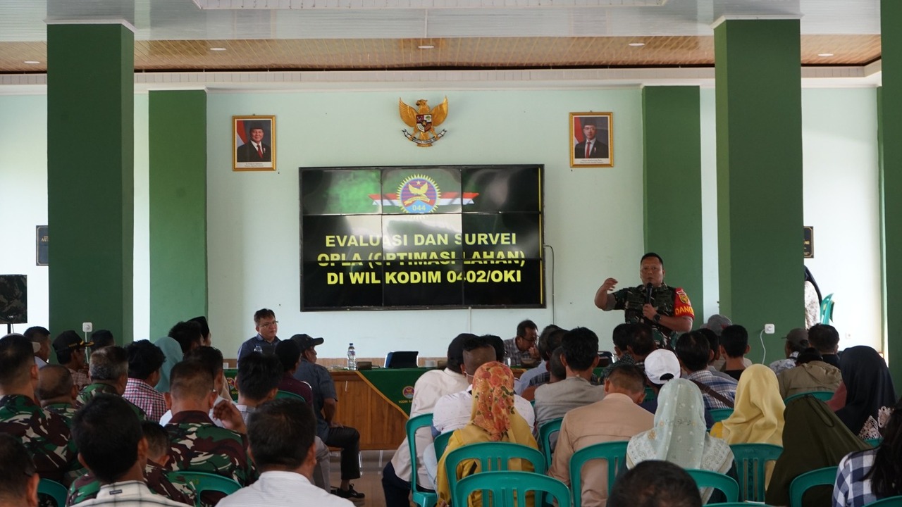 Letkol Infantri Yontri Bhakti Sampaikan Komitmen : TNI Dukung Program Ketahanan Pangan Nasional