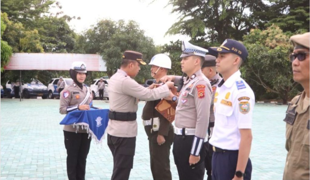 Polres OKU Berlakukan Tilang Manual Pada Ops Keselamatan Musi 2025