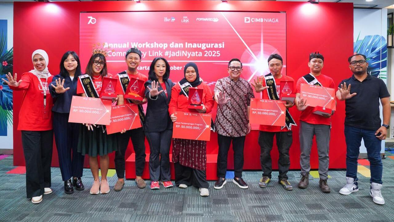 CIMB Niaga Umumkan 3 Ide Sosial Terbaik Community Link #JadiNyata 2025