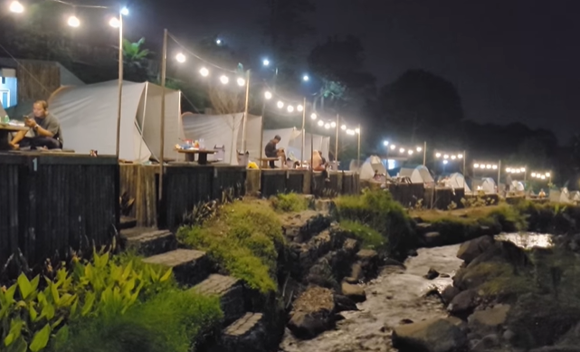 Keindahan Alam Wisata Gede Riverside Camp Bogor, Hanya Beberapa Jam dari Jakarta Loh