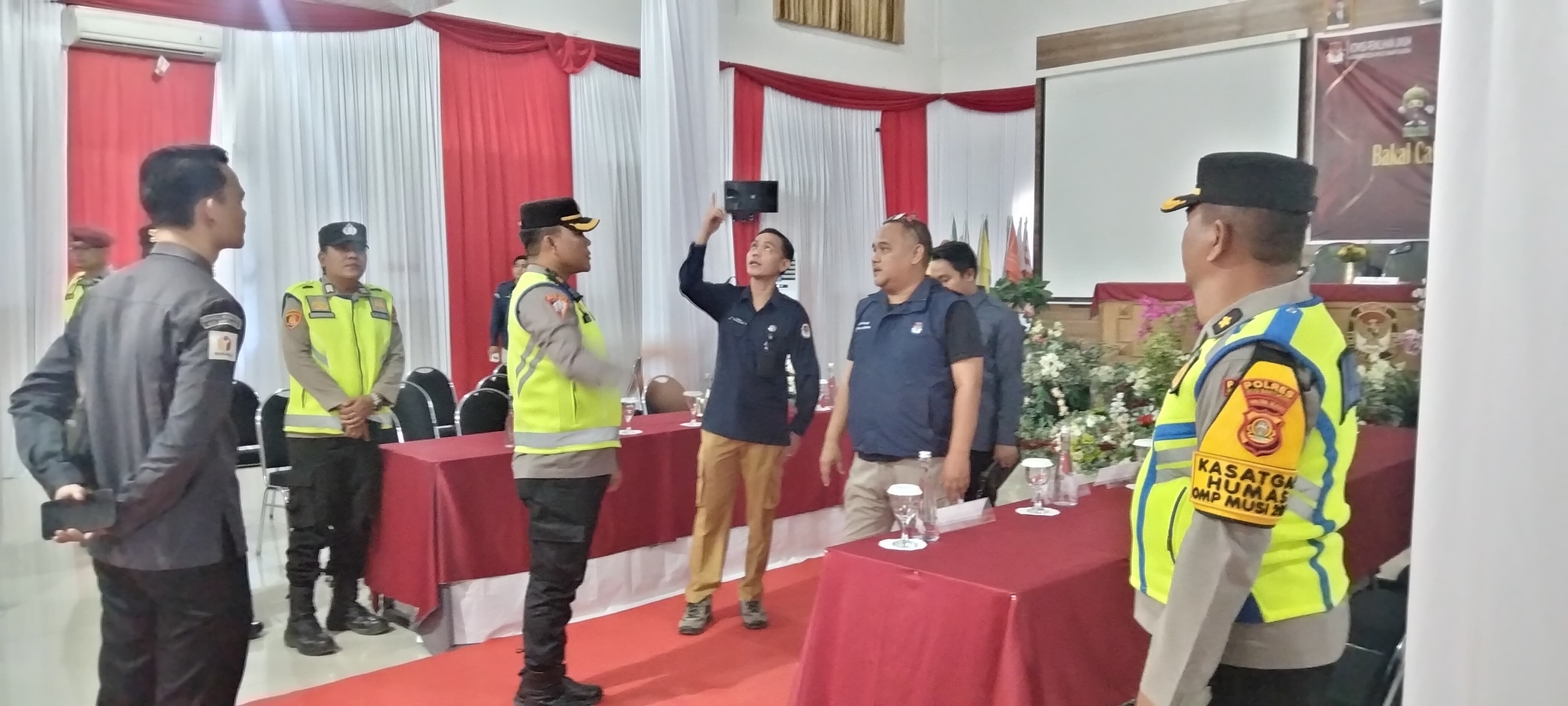 Satgas Ops Tinjau KPU Muba, Pastikan Tempat Pendaftaran Aman