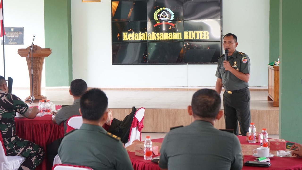 Pusterad Berikan Bimbingan Teknis untuk Kodim 0402/OKI