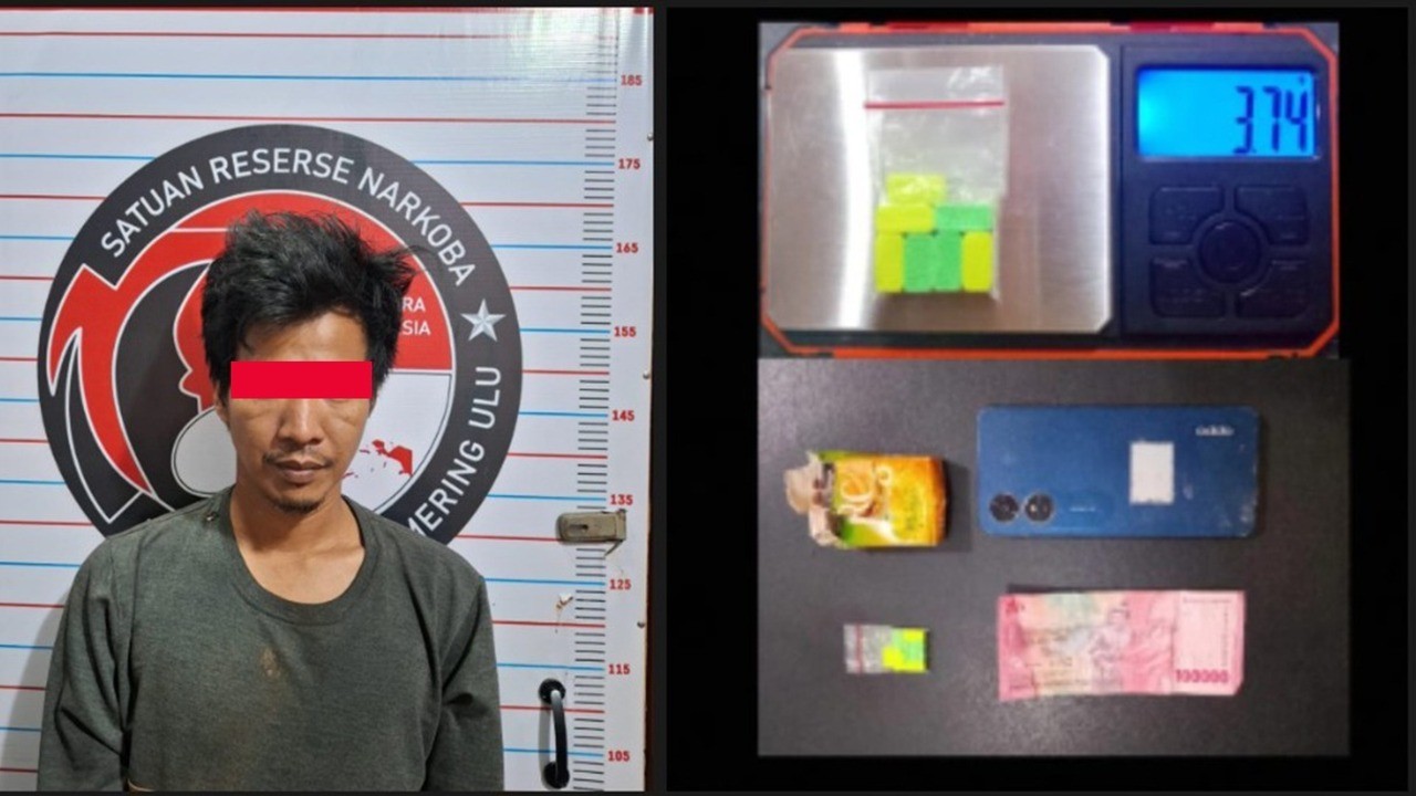 Polres OKU Ringkus Pengecer Ineks di Lubuk Batang, Amankan Barang Bukti Berlogo Marvel