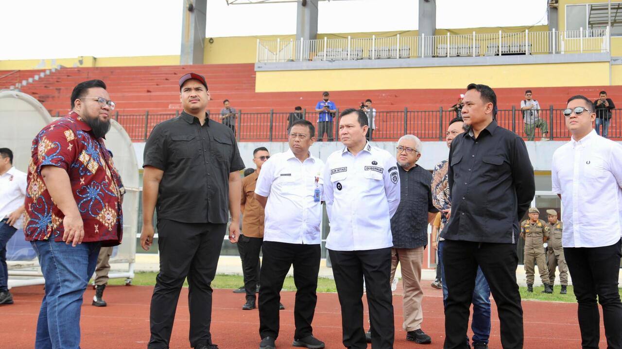 Pj Gubernur Elen Setiadi Dampingi Menpora RI Tinjau Fasilitas Olahraga di Jakabaring Sport City 