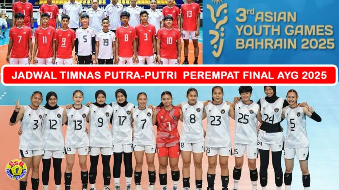 Asian Youth Games 2025: Timnas Voli Putri & Putra U18 Indonesia Tumbang dari Iran