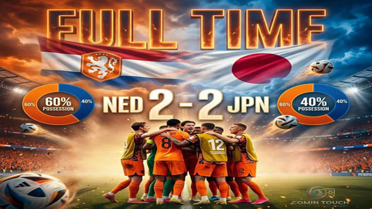 Hasil Grup F Piala Dunia 2026: Belanda Imbang vs Jepang 2-2.