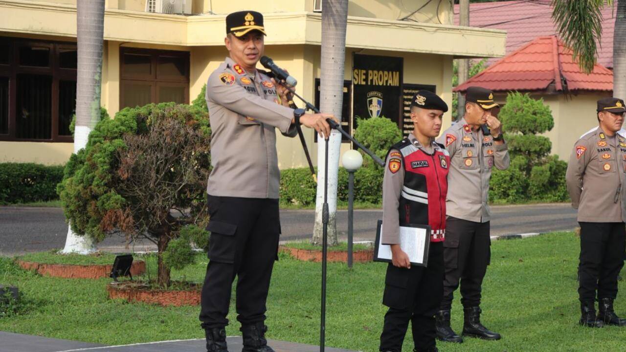 Soroti Berbagai Perilaku Tercela, Kapolres OI Tegaskan Hal Ini Terhadap Anggota