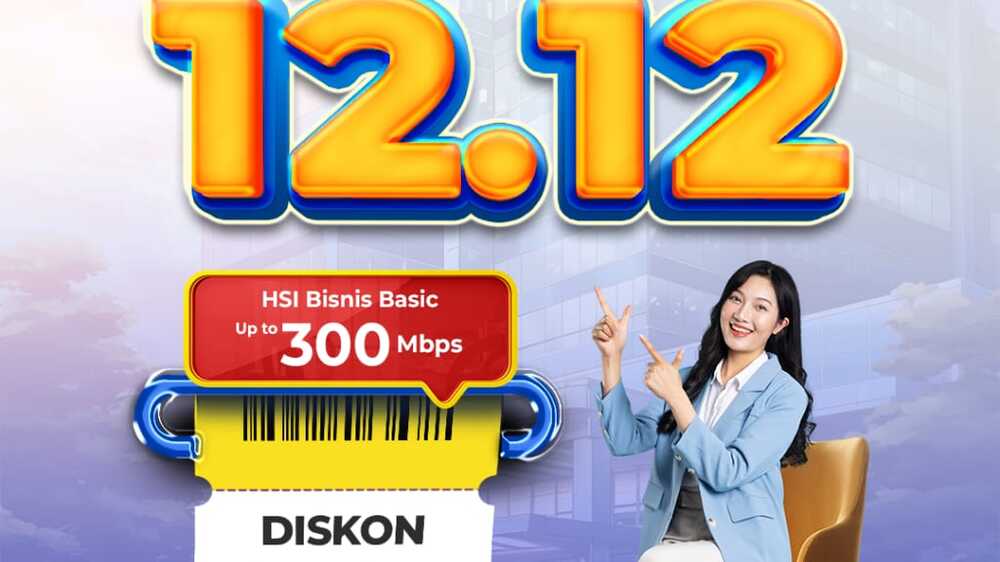 Telkom Hadirkan Diskon 7% untuk Layanan Indibiz di Harbolnas 12.12, Dorong Transformasi Digital UKM