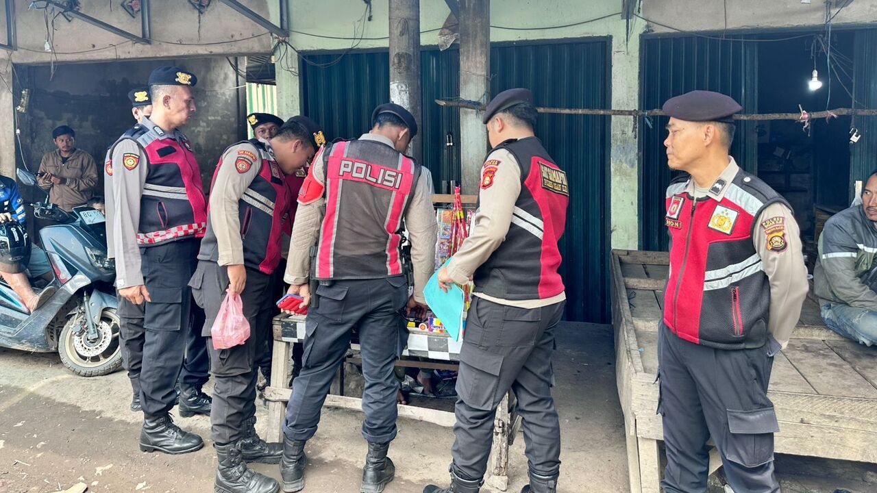 Operasi Pekat 2026, Sat Samapta Polres Ogan Ilir Amankan Petasan Ilegal