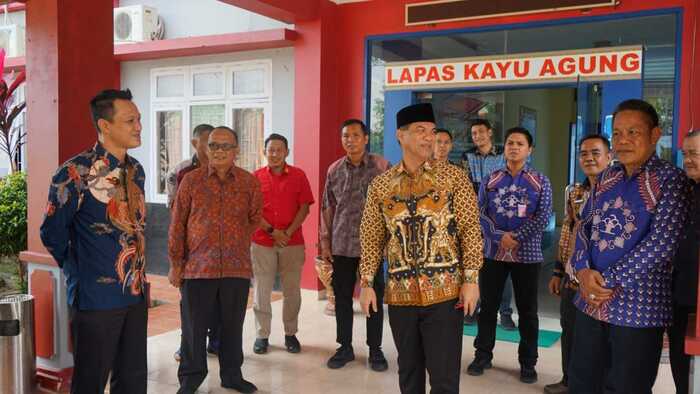 Kunjungi Lapas Kayuagung, Kakanwil : Maksimalkan Peran Pejabat Fungsional Pengaman Pemasyarakatan