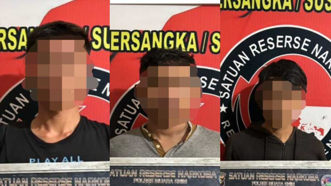 Tiga Pengedar Sabu Dibekuk di Kontrakan