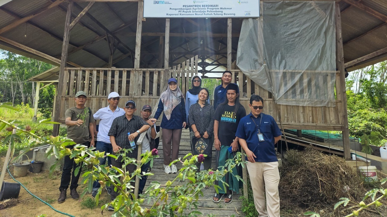 Pusri Dorong Pesantren Berdikari Melalui Pembangunan Dapur Bersih Terintegrais di Pesantren Nurul Fattah