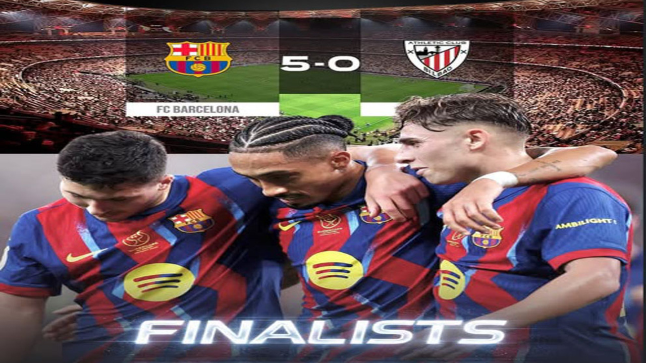 Hasil Barcelona vs Bilbao: Athletic Bilbao Dibantai Barca 5-0, Blaugrana ke Final.
