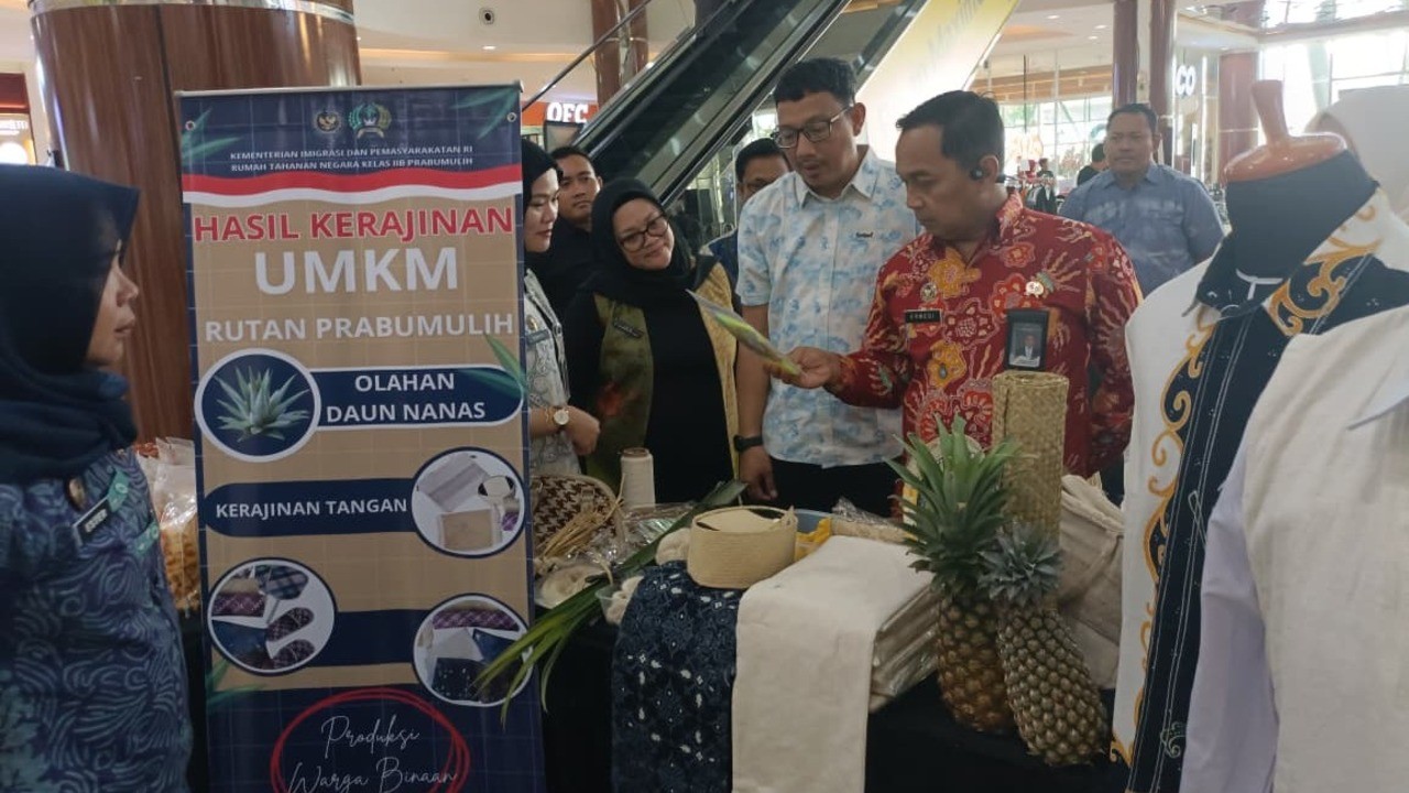 Karya Warga Binaan Rutan Prabumulih Dipuji, Kakanwil Ditjenpas Sumsel: Luar biasa, Keren dan Inovatif