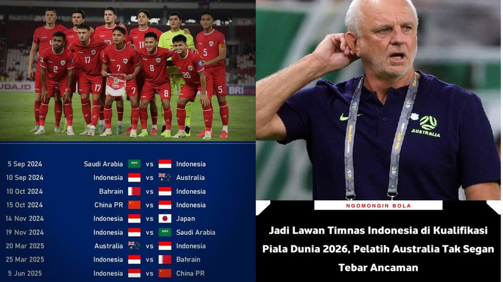 Perjuangan Timnas Indonesia dan Ancaman Australia di Grup C Kualifikasi Piala Dunia 2026