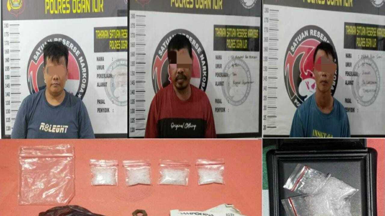 Tiga WBP Kelas II A Tanjung Raja Selundupkan Sabu Di Gerobak Sampah, Kini Diamankan Polisi