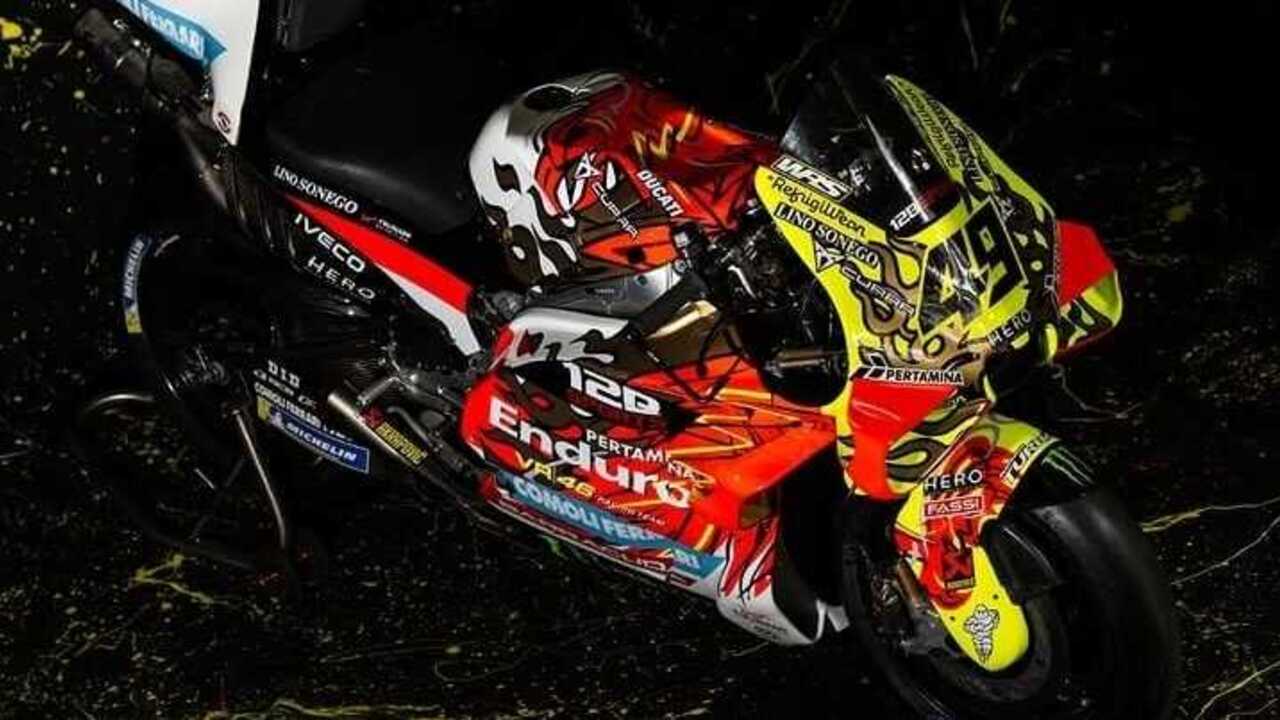 Bikin Merinding! Ducati VR46 Diselimuti Garuda Merah Putih di Mandalika. 