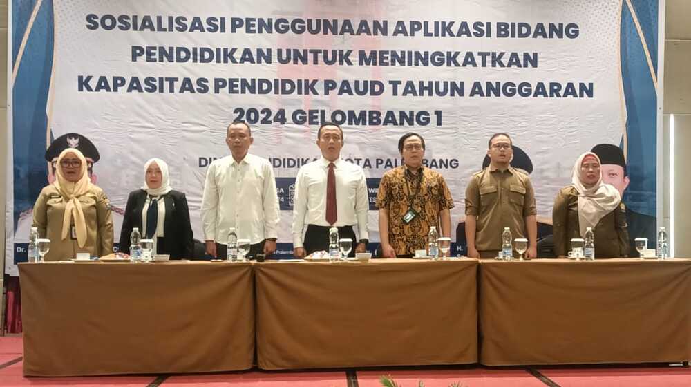 500 Guru dan Kepsek PAUD se Kota Palembang Ikut Sosialisasi Penggunan Aplikasi Pendidikan