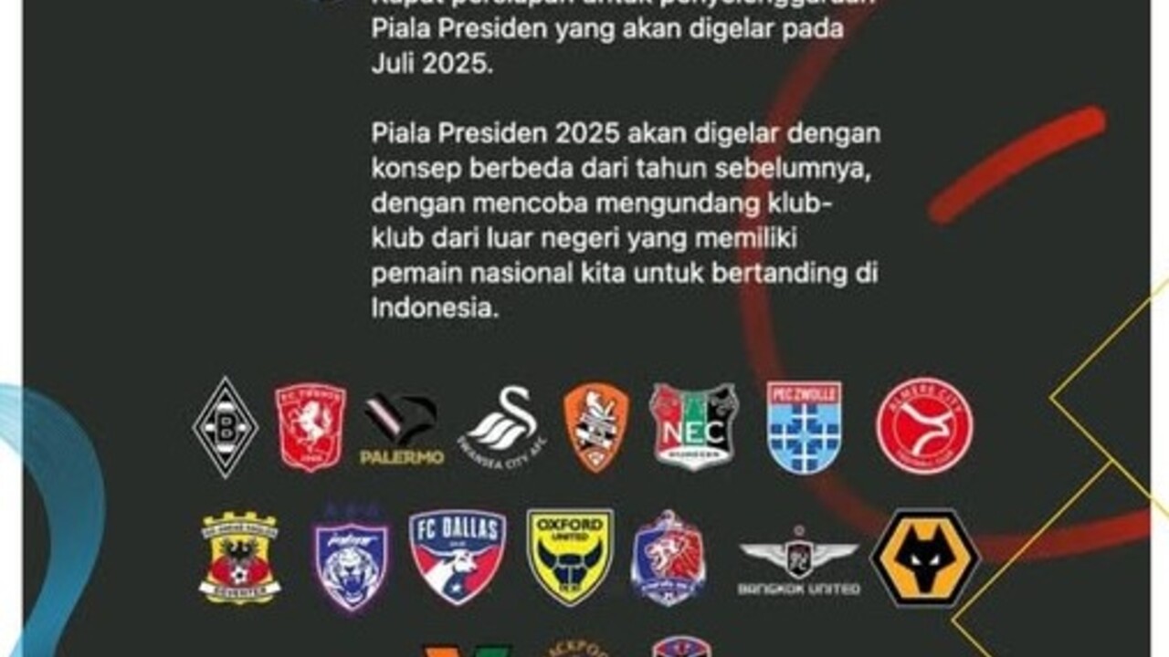 Piala Presiden 2025: Erick Thohir Undang Klub Luar Negeri, Apa yang Berbeda?