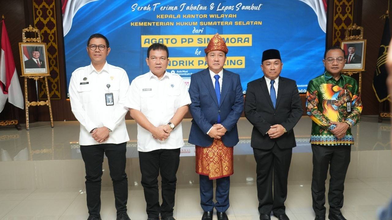 Sertijab Kakanwil Kemenkum Sumsel: Agato Pamit dengan Segudang Prestasi