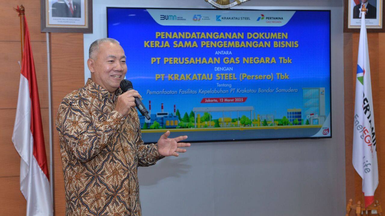 PGN dan Krakatau Steel Kembangkan Infrastruktur LNG di Kawasan Pelabuhan untuk Perluas Layanan Gas Bumi