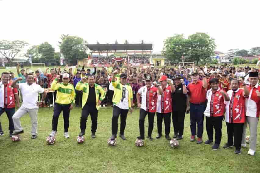 Gubernur Deru Buka Festival Sepakbola Usia Dini untuk Menjaring Atlet Terbaik Asal Sumsel