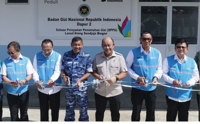 Salurkan Program Gizi Keluarga Sehat, PLN Bersama TNI AU Bangun Dapur 2 SPPG di Lanud Atang Sendjaja