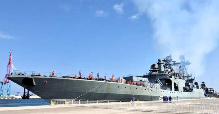 Frigat Project 1155 Angkatan Laut Rusia Marshal Shaposhnikov: Kehadiran Megah di DIMDEX 2024
