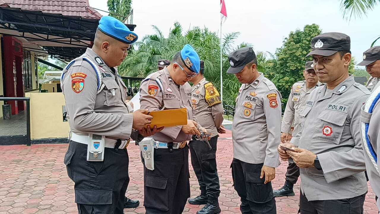 Ada Apa Ya ! Empat Polsek di Periksa Propam Polres Muba, Ternyata Ini 