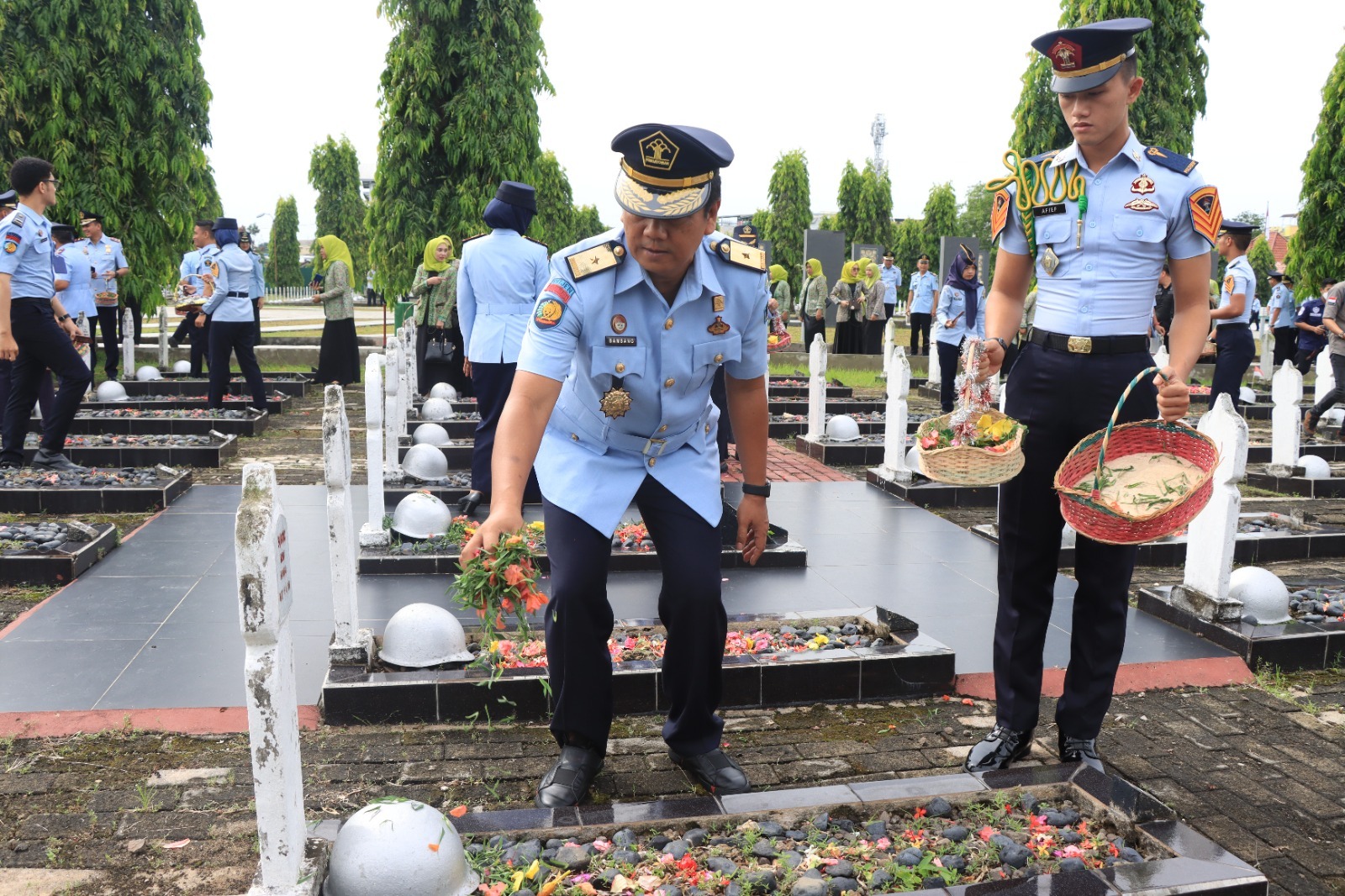 Peringati Hari Bakti Pemasyarakatan ke-59 Tahun 2023, Kanwil Kemenkumham Sumsel Gelar Upacara Tabur Bunga